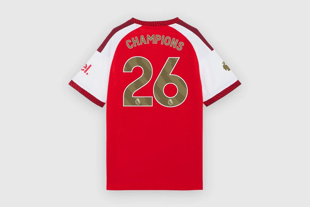 Arsenal adidas Kids Premier League Champions Authentic Home Shirt