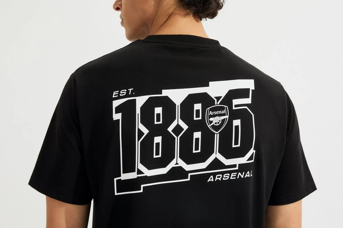 Arsenal Essentials Black Cannon Pyjama Short Set