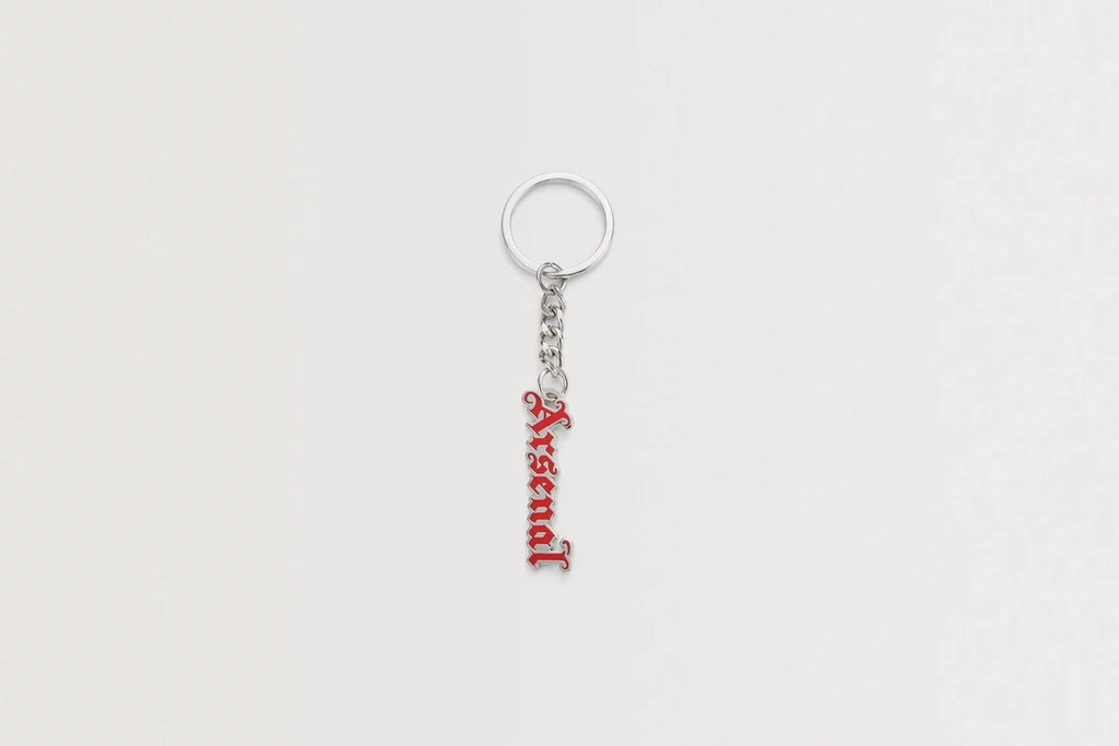 Arsenal Gothic Text Keyring