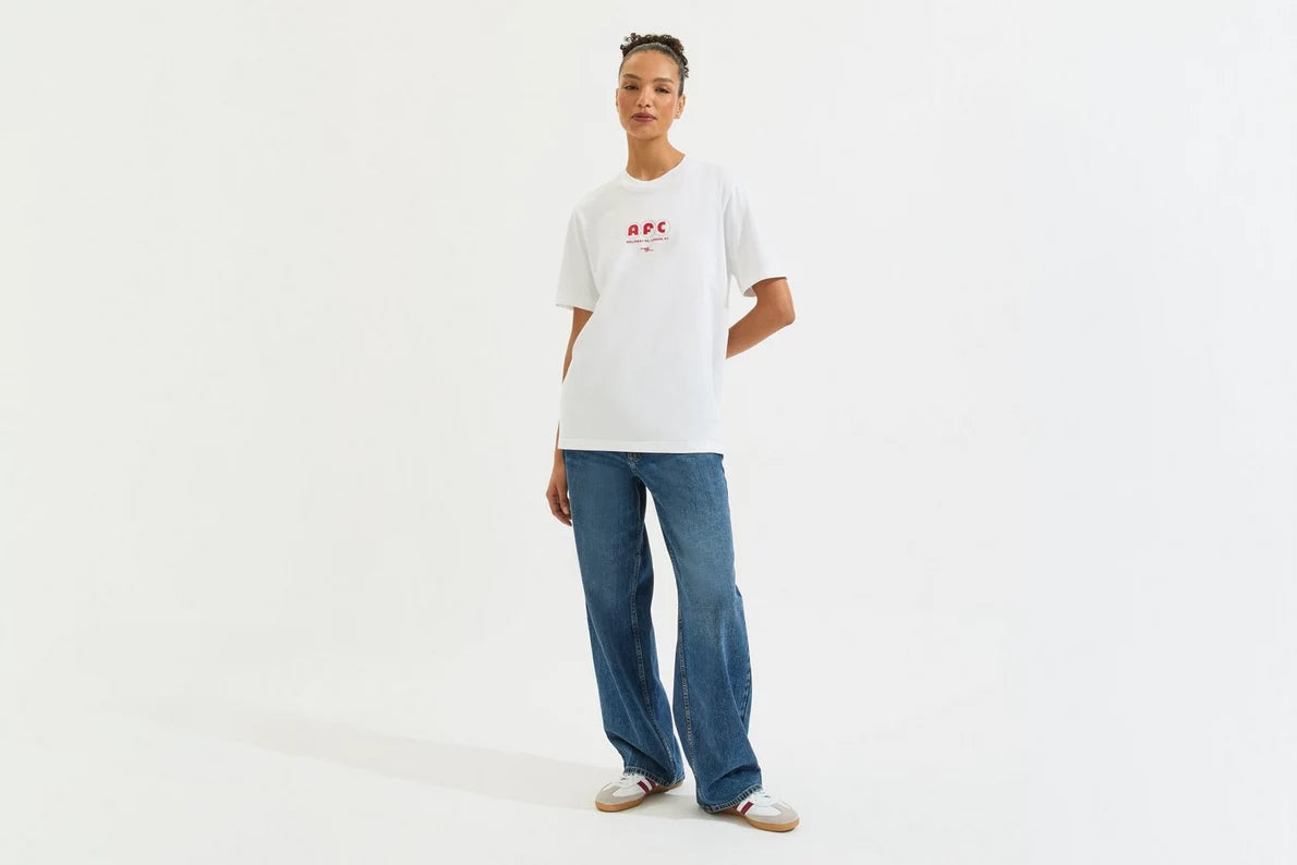 Arsenal adidas 25/26 White Graphic T-Shirt