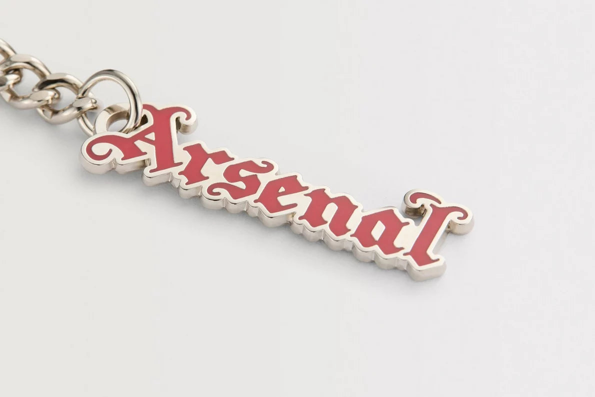 Arsenal Gothic Text Keyring