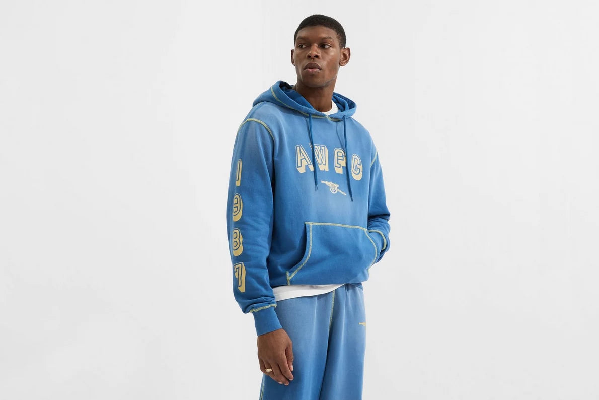 Arsenal AWFC Classics Unisex 1987 Acid Wash Hoodie