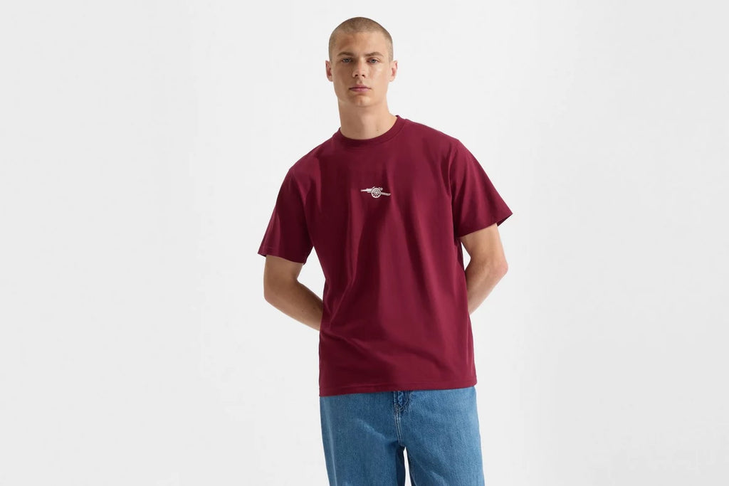 Arsenal Essentials Burgundy T-Shirt