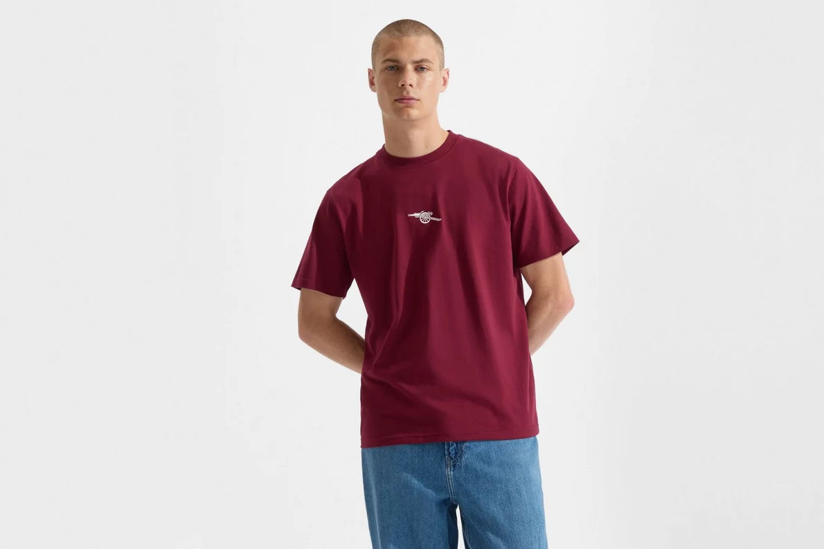 Arsenal Essentials Burgundy T-Shirt