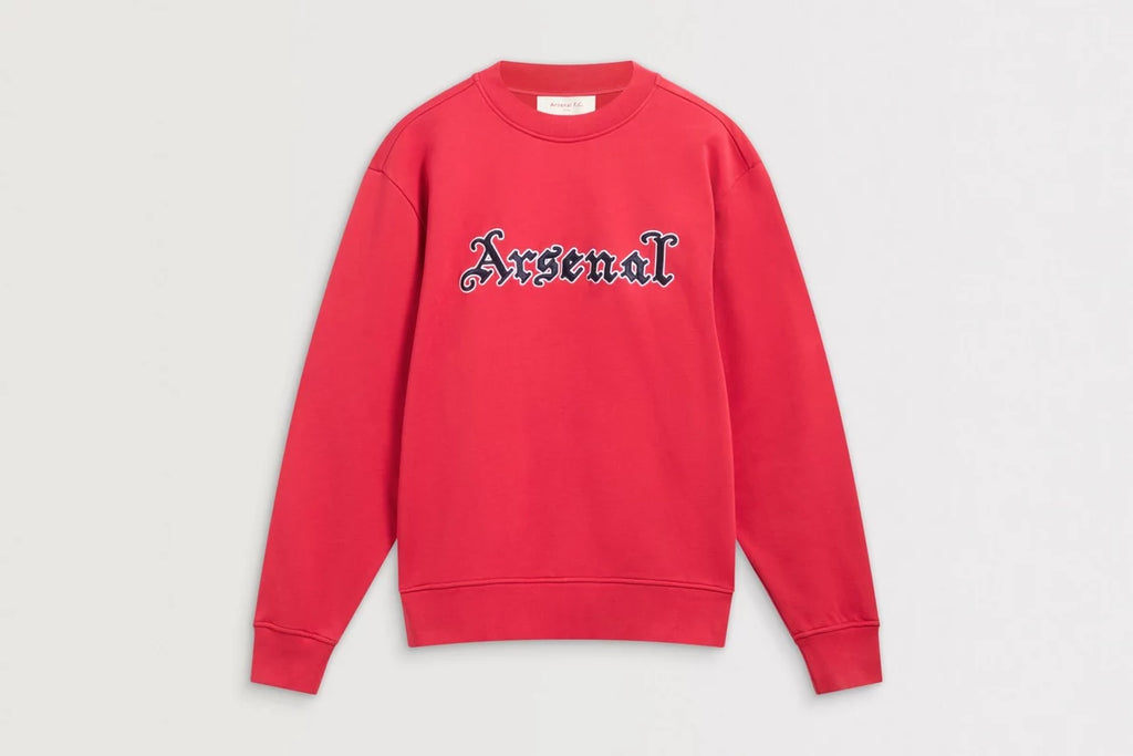 Arsenal Classics Unisex Gothic Red Crew Sweatshirt