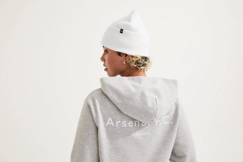 Arsenal 47 White Cannon Beanie