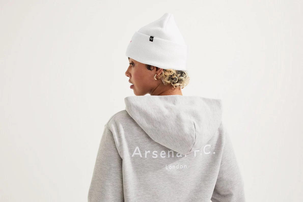 Arsenal 47 White Cannon Beanie