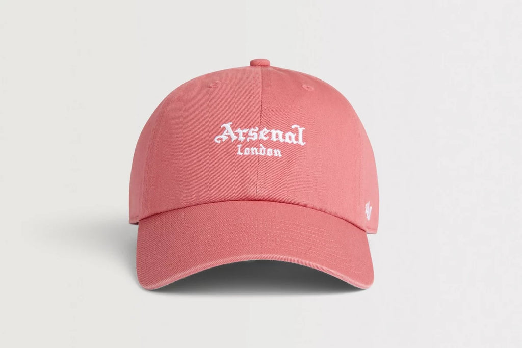 Arsenal 47 Coral Gothic Script Cap