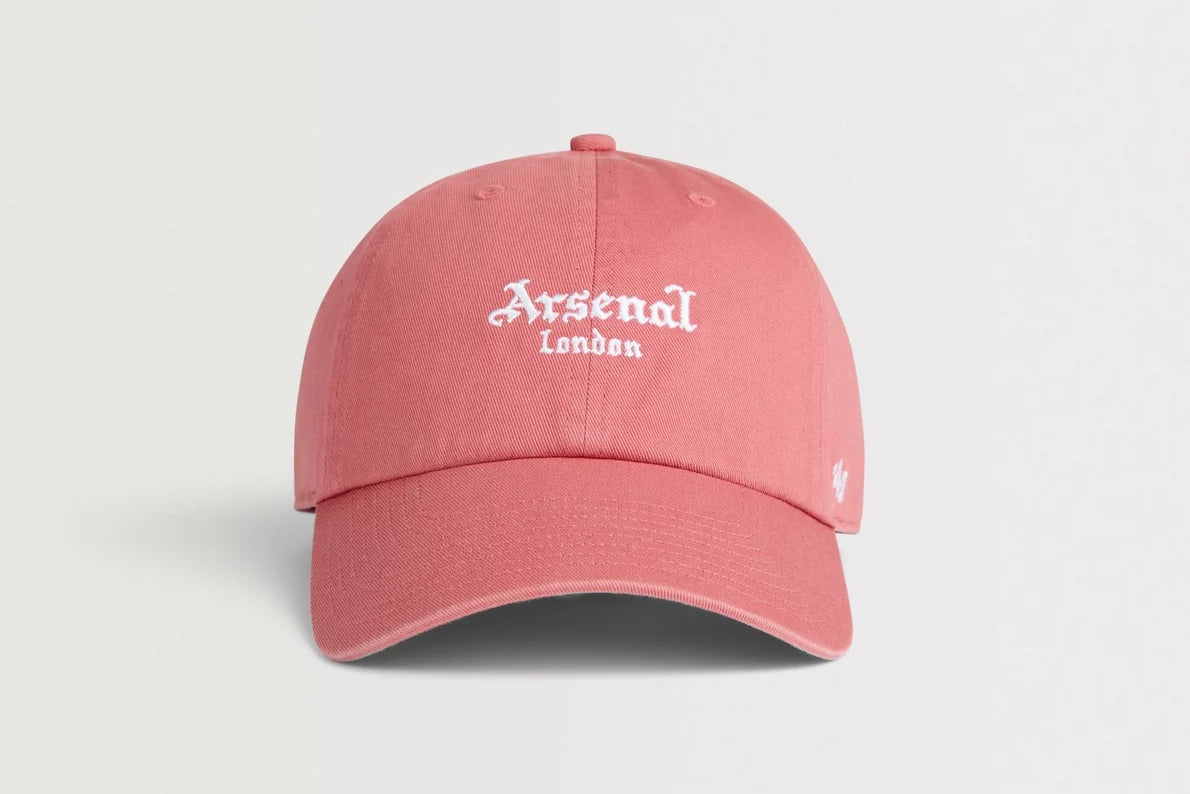 Arsenal 47 Coral Gothic Script Cap