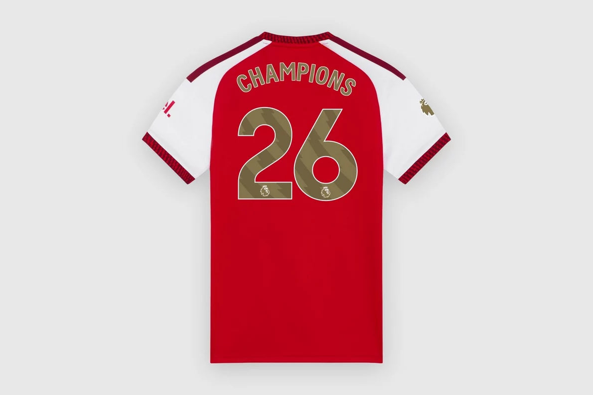 Arsenal adidas Womens Premier League Champions Home Shirt