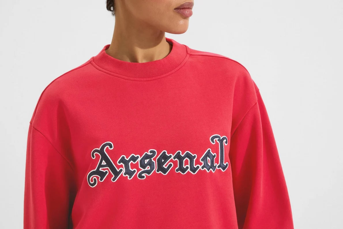 Arsenal Classics Unisex Gothic Red Crew Sweatshirt