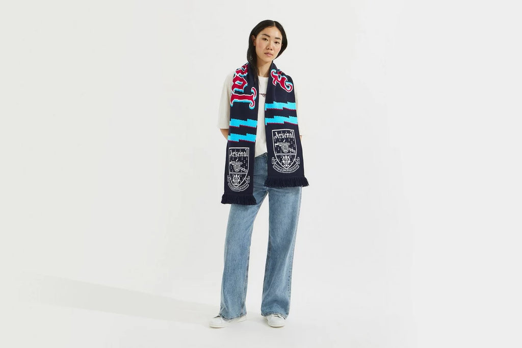 Arsenal Lightning Bolt Scarf