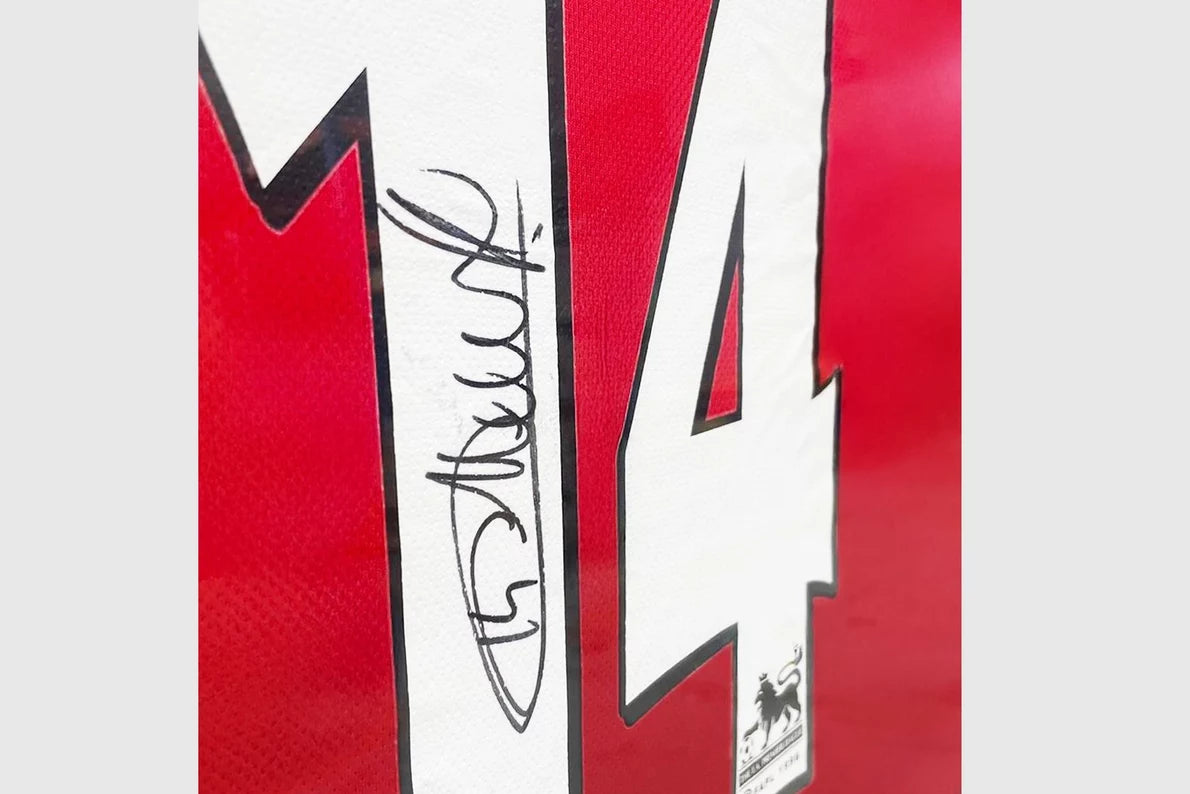 Arsenal Framed Signed Thierry Henry Shirt