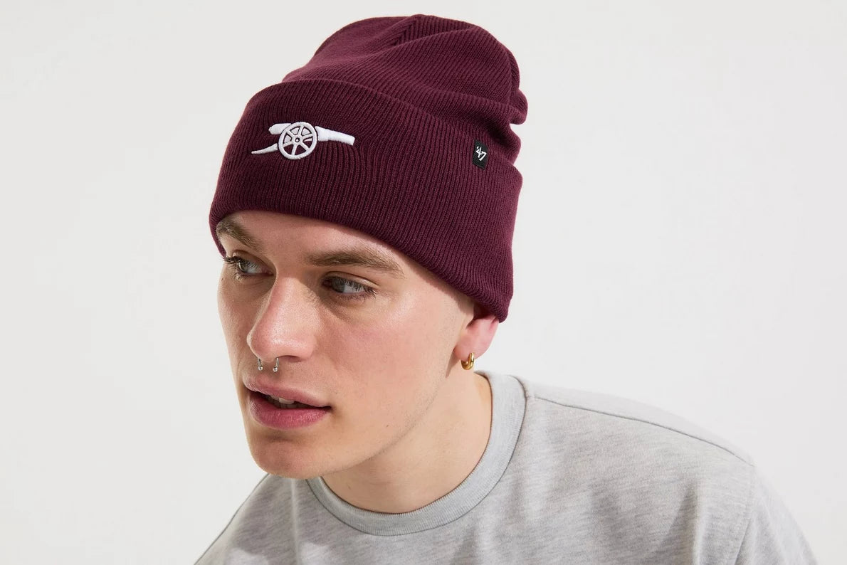 Arsenal 47 Burgundy Cannon Beanie