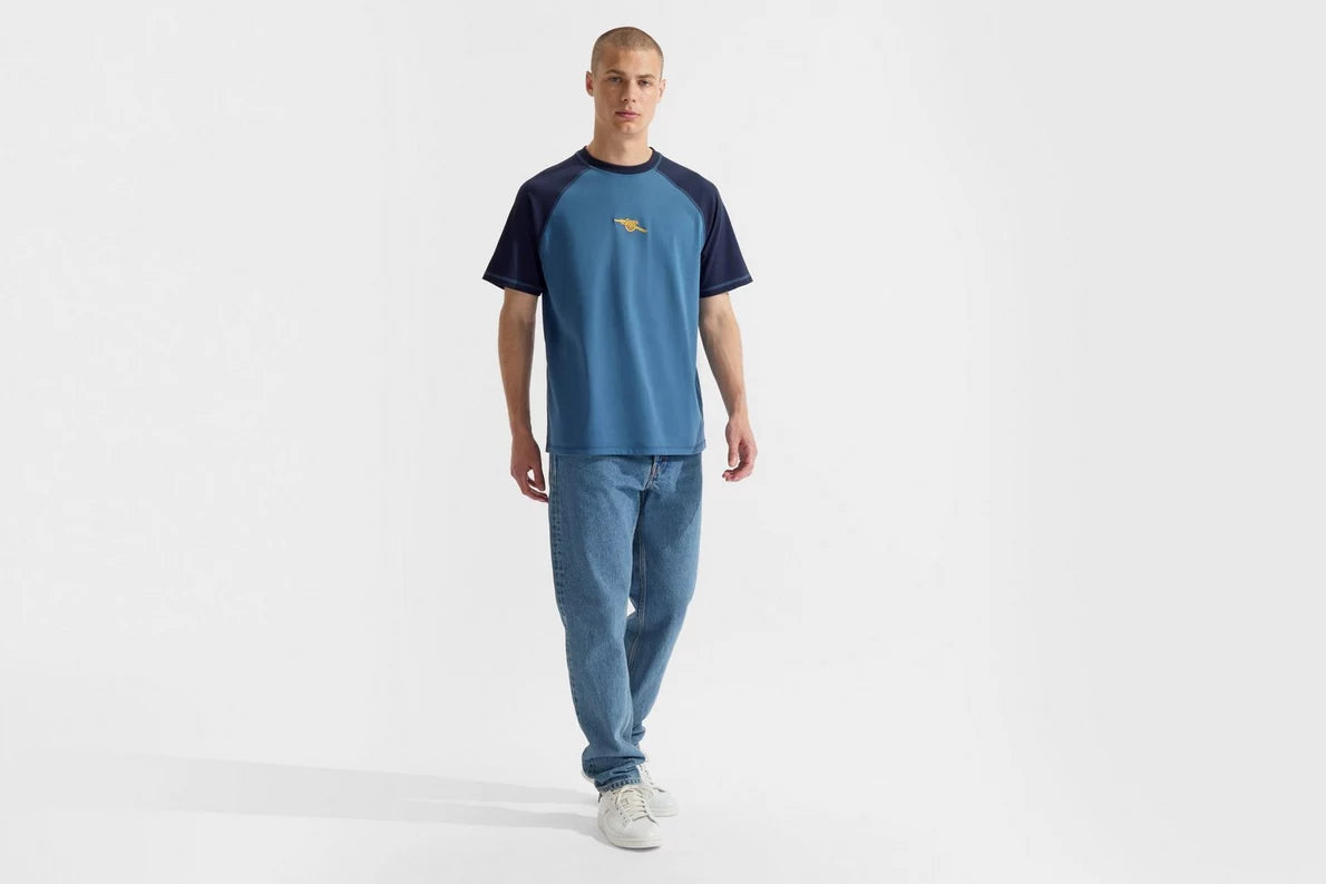 Arsenal Essentials Contrast Blue T-Shirt