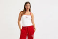 Arsenal AWFC Womens White Ribbed Tank