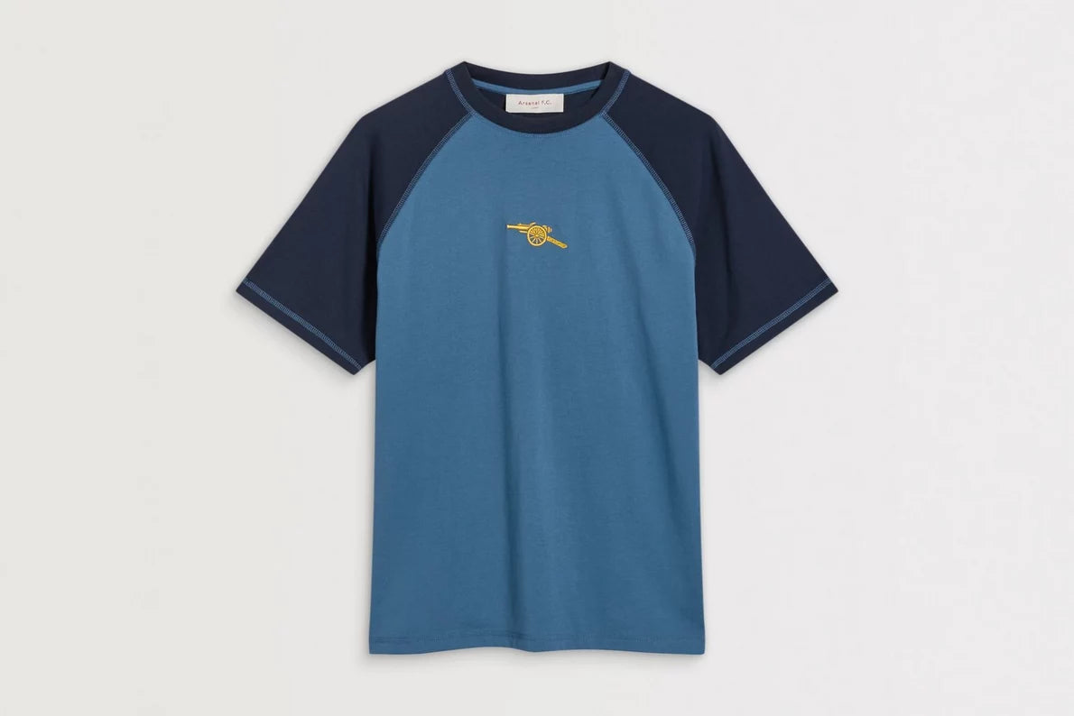 Arsenal Essentials Contrast Blue T-Shirt