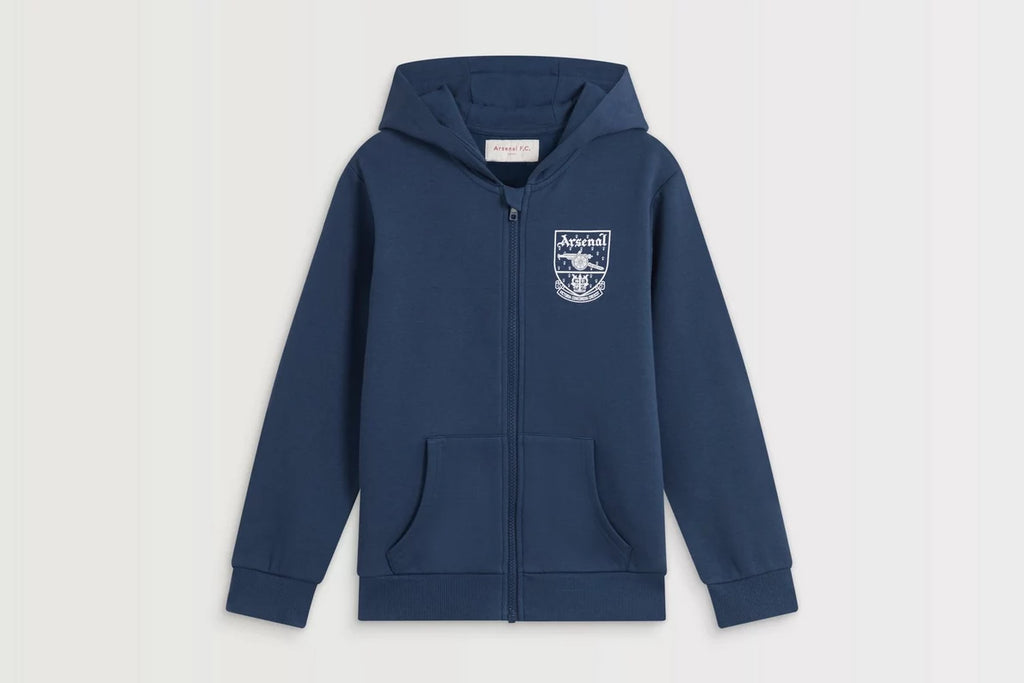 Arsenal Kids Navy Concordia Zip Hoodie