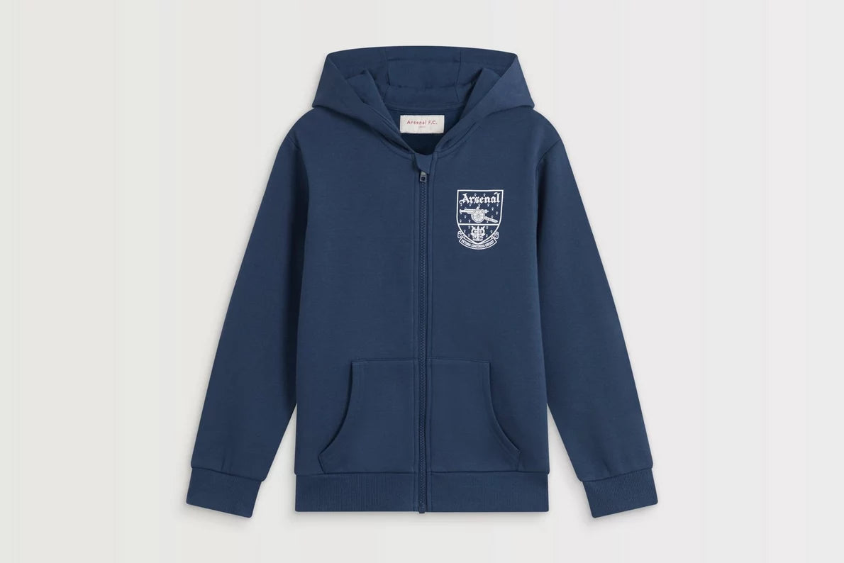Arsenal Kids Navy Concordia Zip Hoodie
