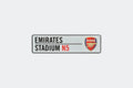 Arsenal Emirates Window Sign