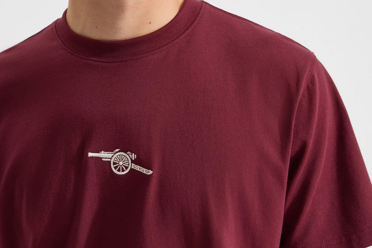 Arsenal Essentials Burgundy T-Shirt
