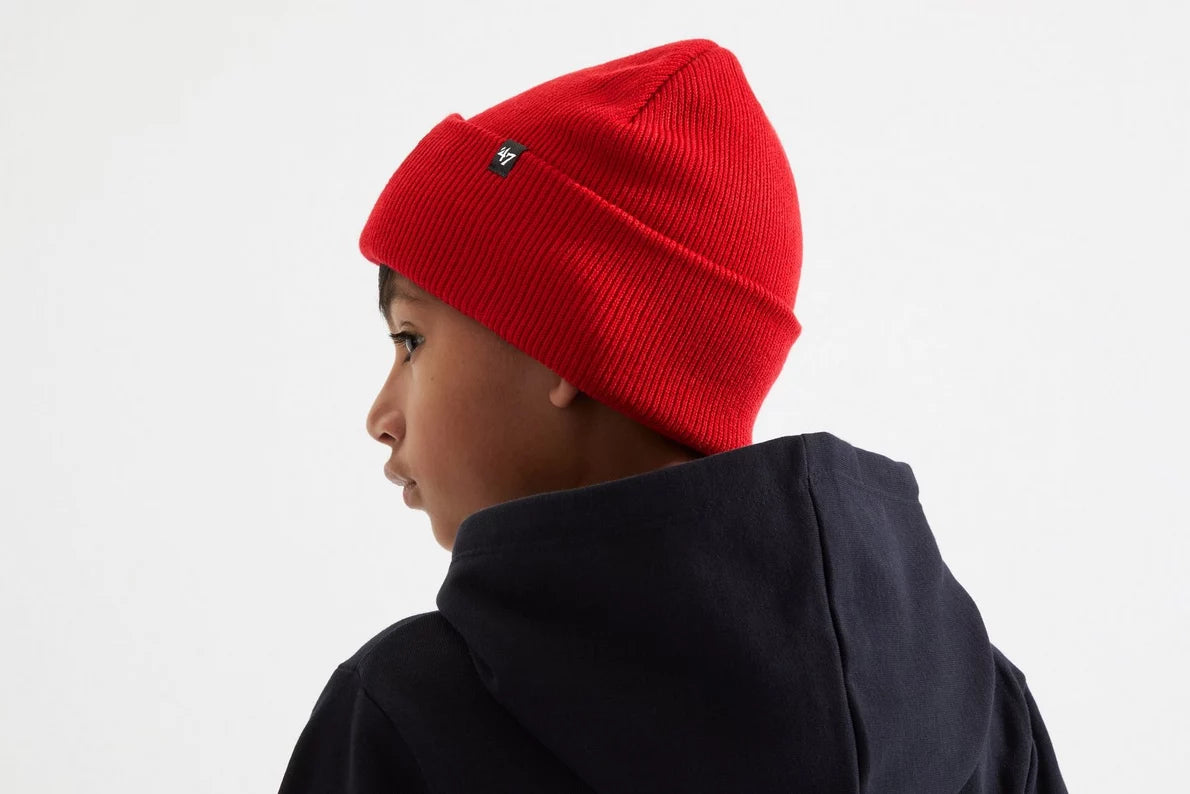 Arsenal Kids 47 Red Crest Beanie