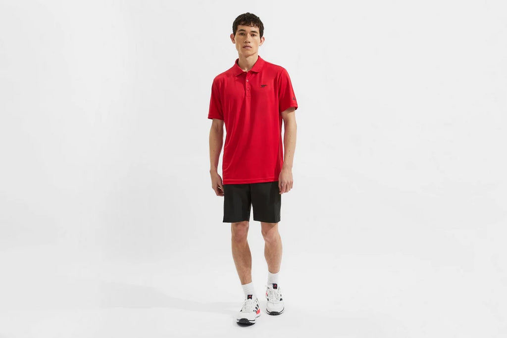 Arsenal adidas Golf Red Performance Polo Shirt