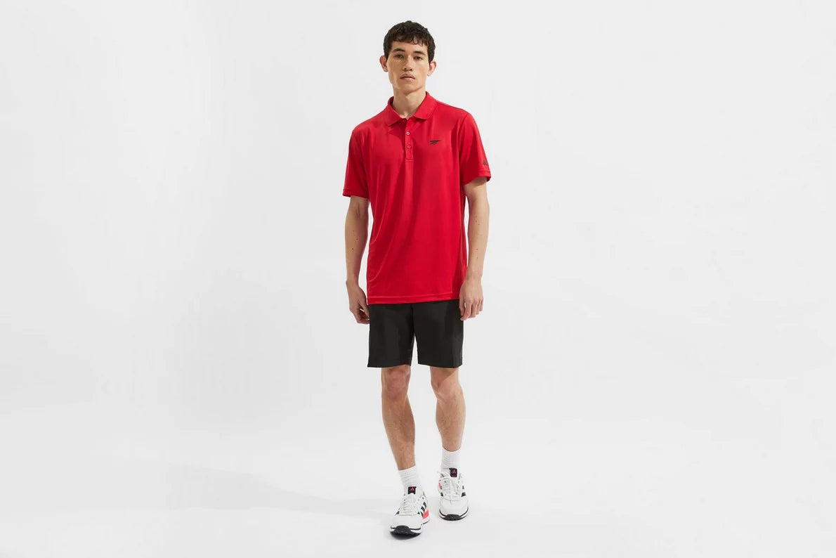 Arsenal adidas Golf Red Performance Polo Shirt