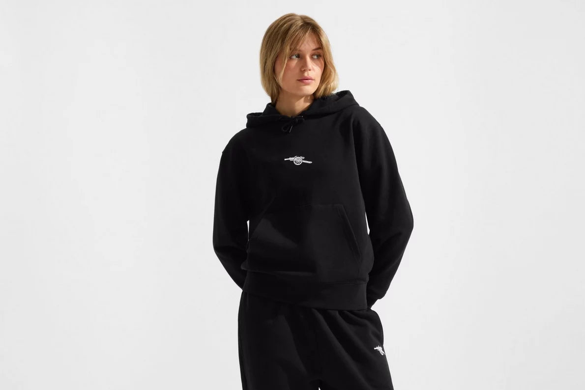 Arsenal Womens Essentials Black Hoodie