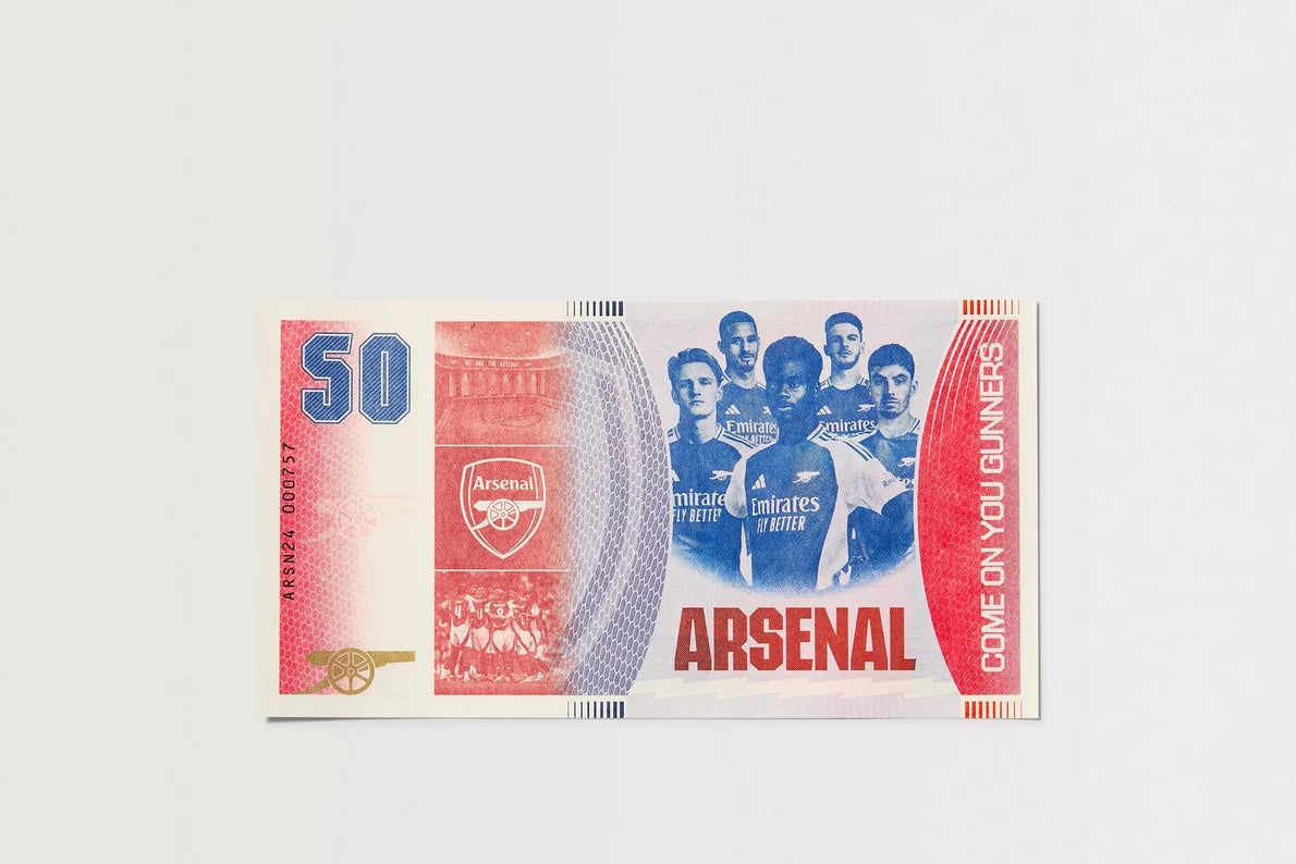 Arsenal Saka Collectible Note