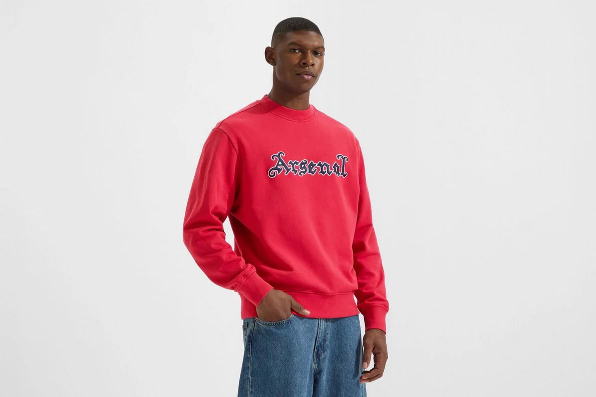 Arsenal Classics Unisex Gothic Red Crew Sweatshirt