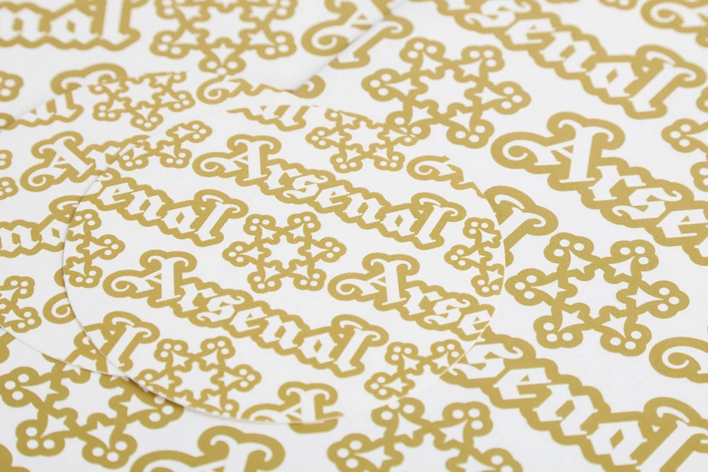 Arsenal Gold Gift Wrap Sheets and Tags