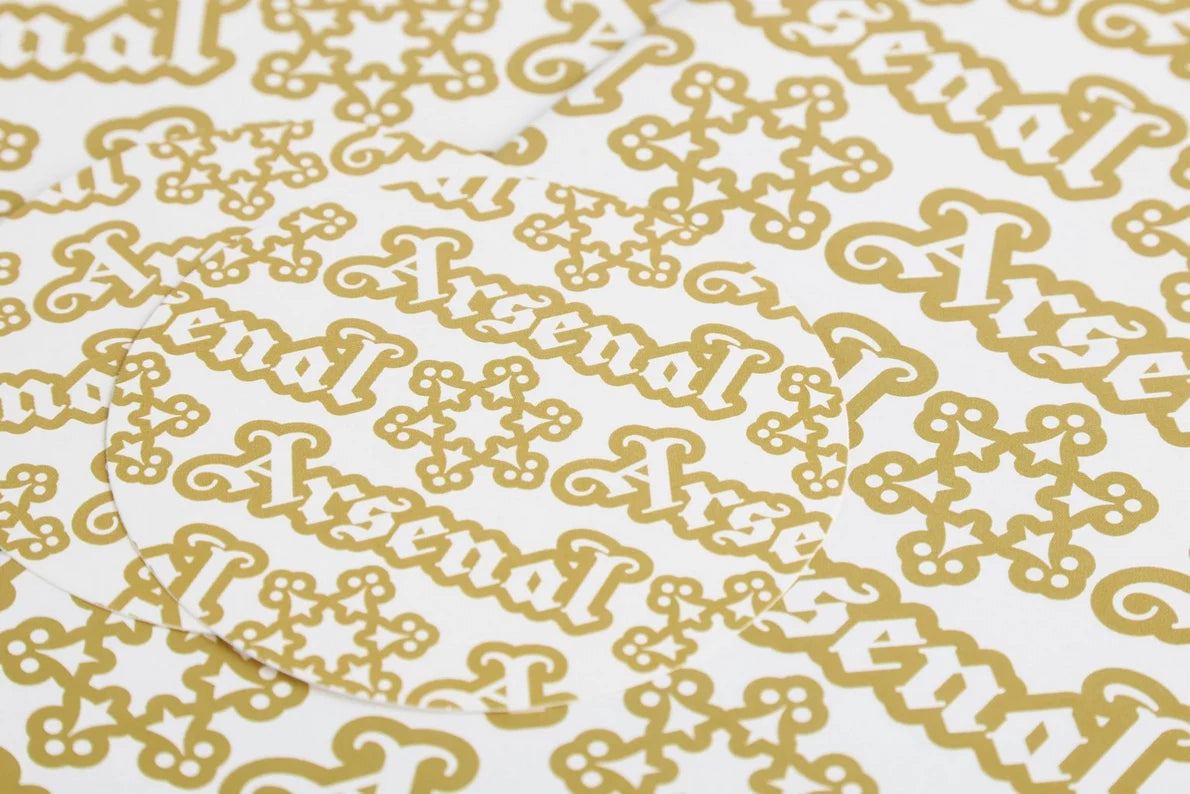 Arsenal Gold Gift Wrap Sheets and Tags
