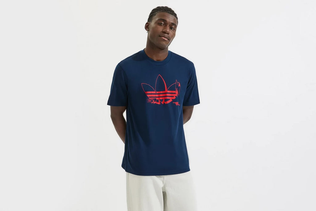 Arsenal adidas 25/26 Navy Graphic T-Shirt