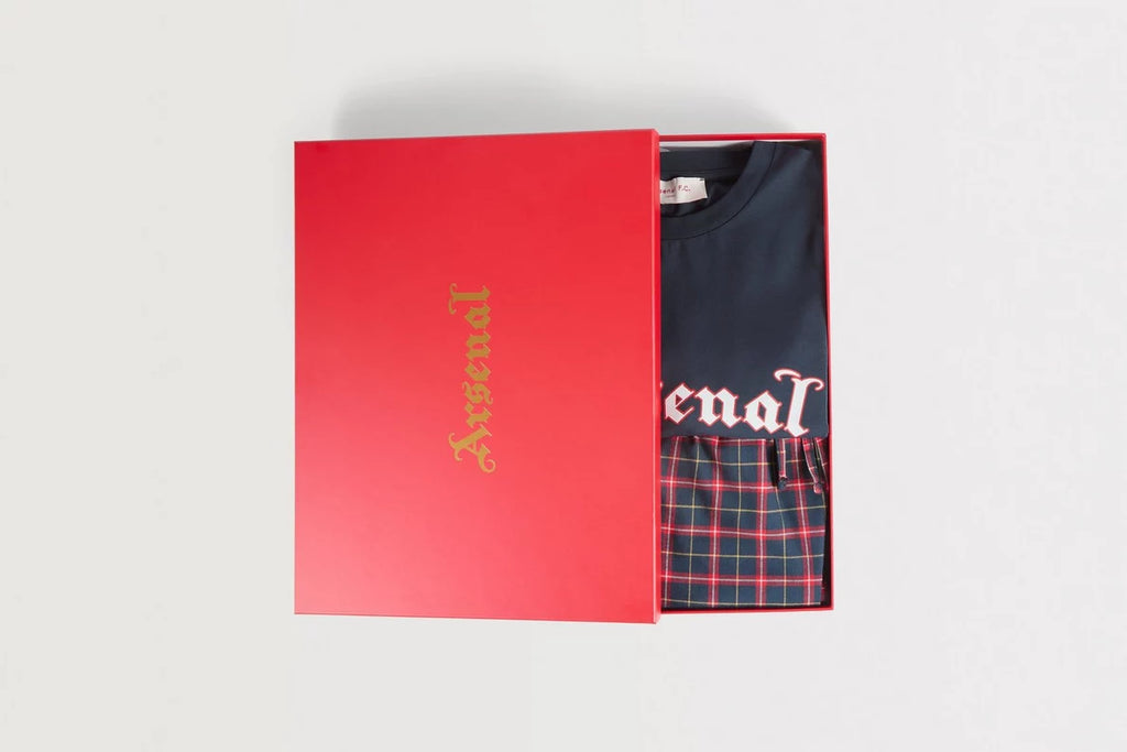 Arsenal Essentials Gothic Check Pyjama Set