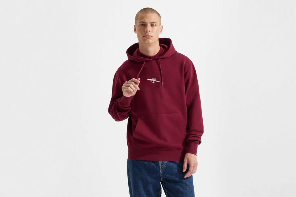 Arsenal Essentials Burgundy Hoodie