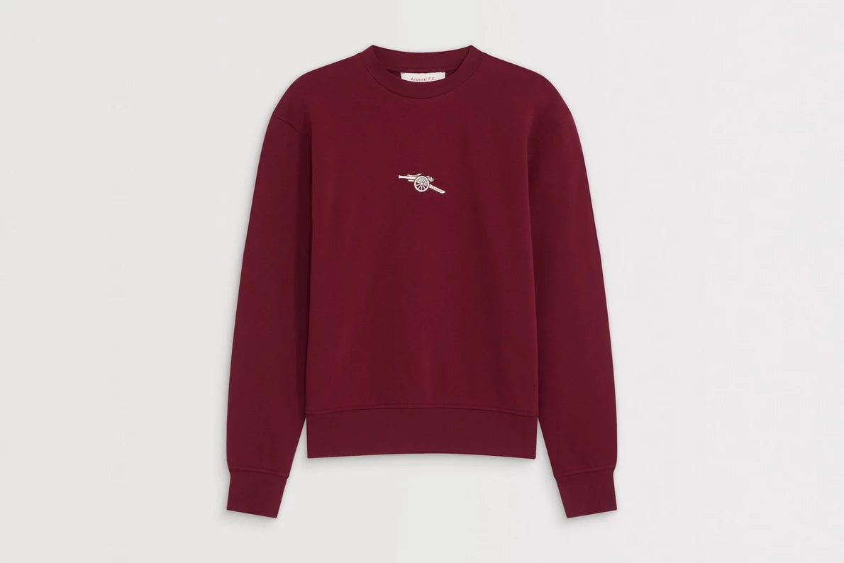 Arsenal Womens Essentials Burgundy Sweatshirt