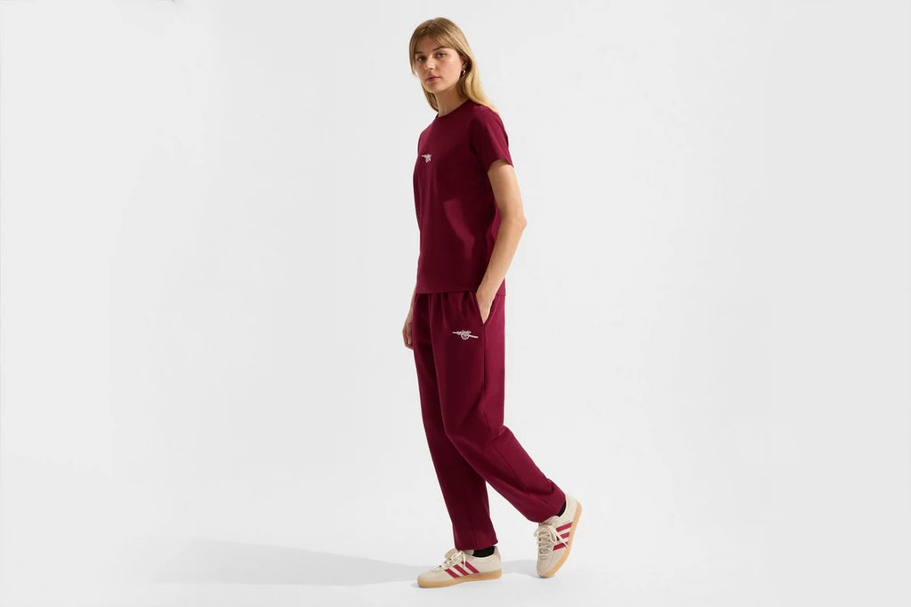 Arsenal Womens Essentials Burgundy Joggers