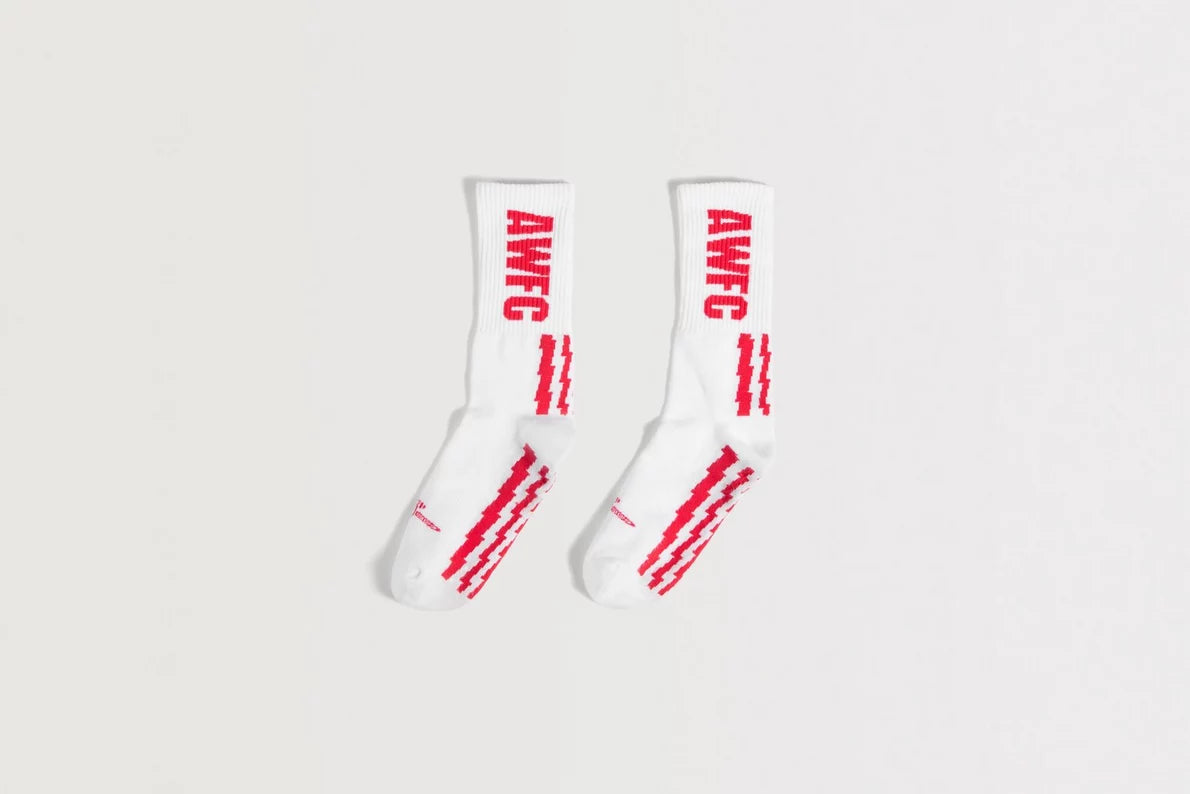 Arsenal AWFC Classics White Bolt Socks