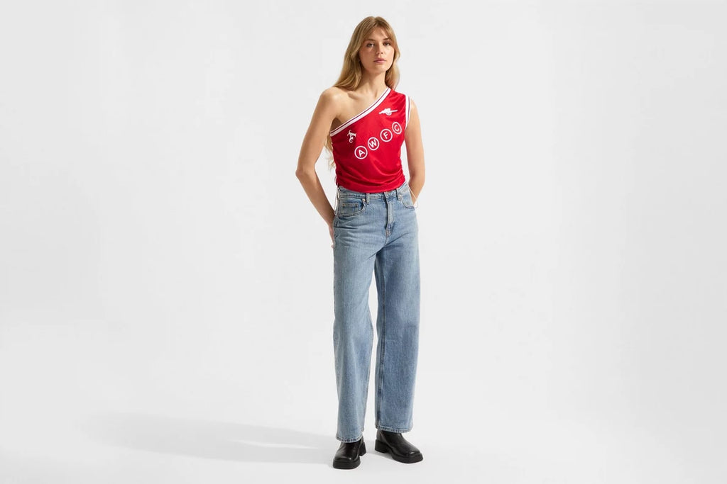 Arsenal AWFC Classics Red Off Set One Shoulder Top