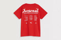 Arsenal Kids Champions Squad 25/26 Red Crew T-Shirt