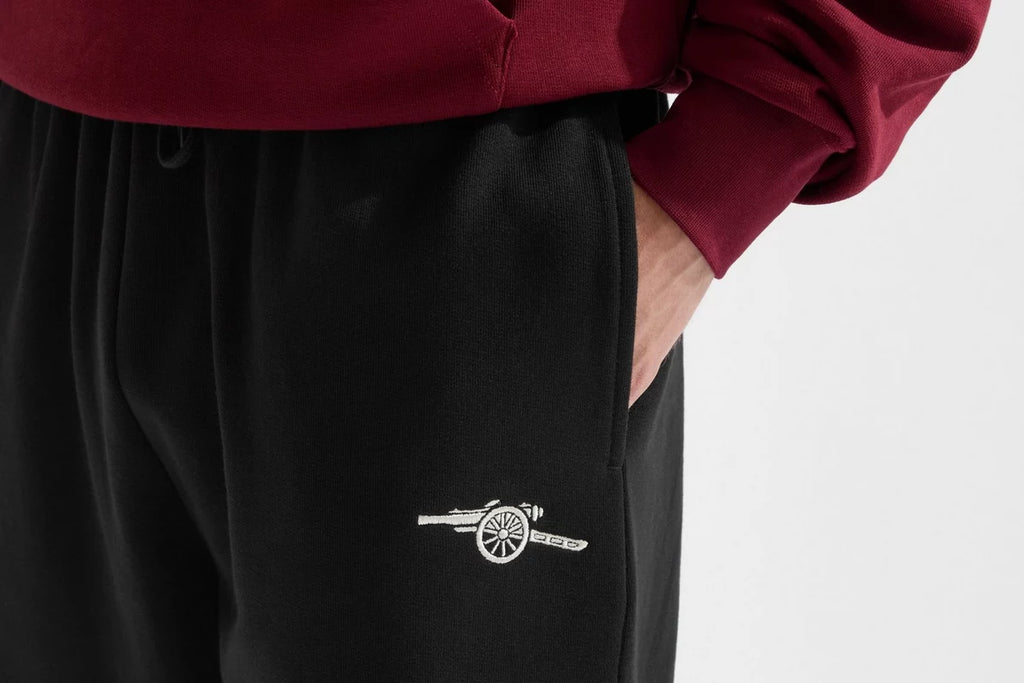 Arsenal Essentials Black Joggers