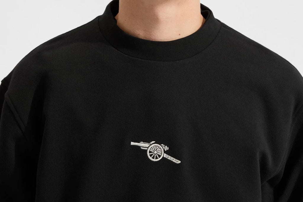 Arsenal Essentials Black Sweatshirt