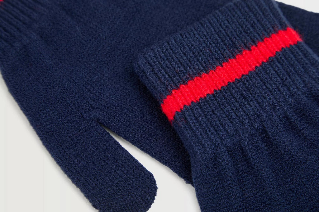 Arsenal Kids Navy Cannon Gloves