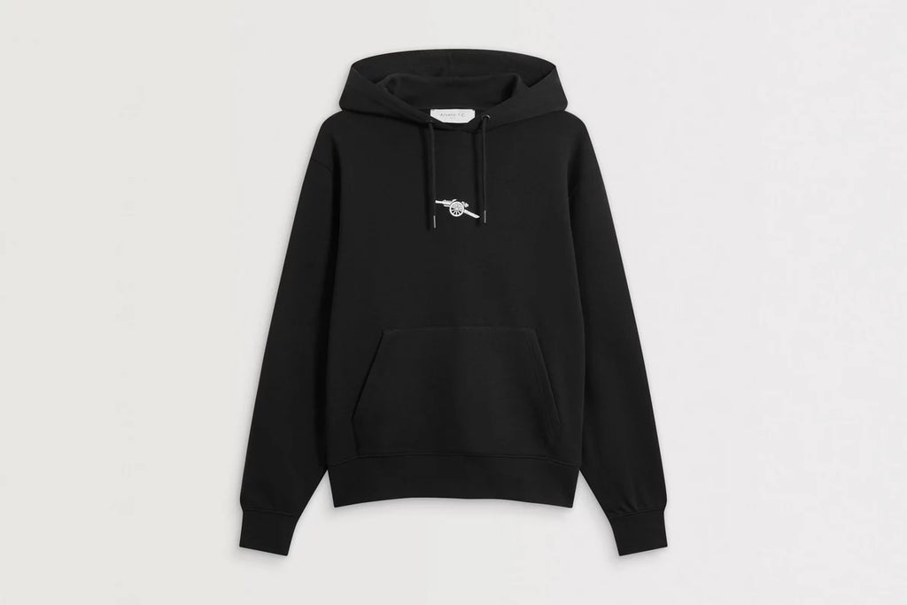 Arsenal Essentials Black Hoodie