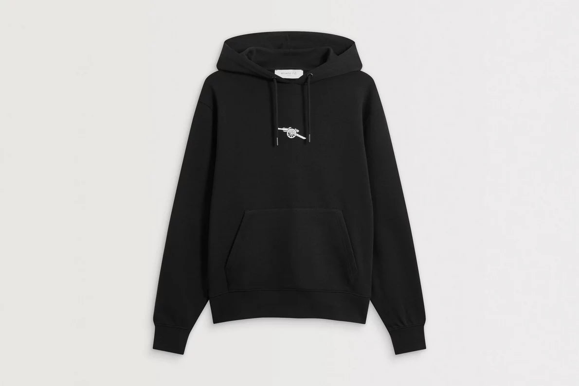 Arsenal Essentials Black Hoodie