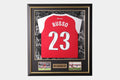 Arsenal 25/26 Russo Framed Signed Home Shirt