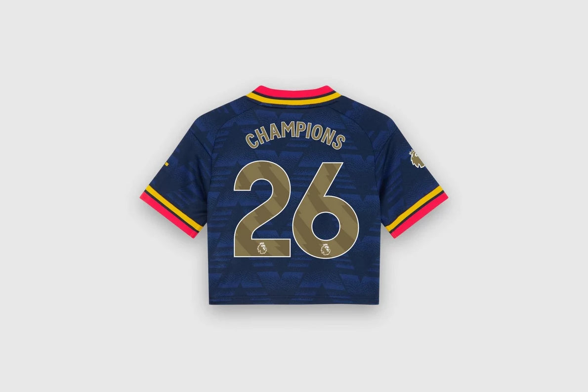 Arsenal adidas Womens Premier League Champions Crop Away Shirt